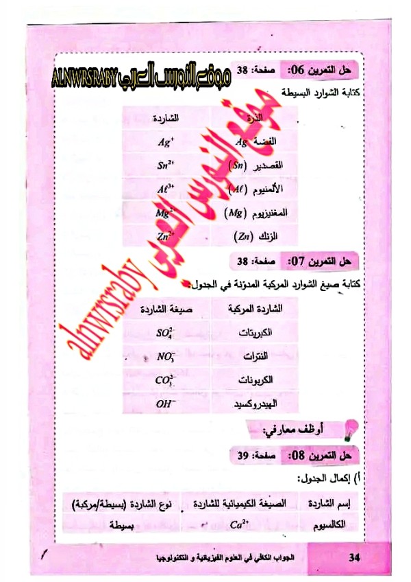 حل تمرين 1 2 3 4 5 6 7 صفحة 38 فيزياء السنة الرابعة متوسط  حل تمارين ص 38 فيزياء 4 متوسط الجيل الثاني    حل تمرين 1 ص 38 فيزياء 4 متوسط  حل تمرين 2 ص 38 فيزياء 4 متوسط  حل تمرين 3 ص 38 فيزياء 4 متوسط  حل تمرين 4 ص 38 فيزياء 4 متوسط  حل تمرين 5 ص 38 فيزياء 4 متوسط  حل تمرين  6 ص 38 فيزياء 4 متوسط  حل تمرين 7 ص 38 فيزياء 4 متوسط