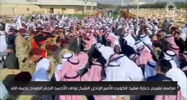 مراسم تشيع جنازة امير الكويت الشيخ نواف الاحمد الجابر الصباح